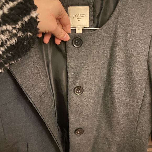 🌻Charcoal Cropped Blazer - Picture 4 of 7